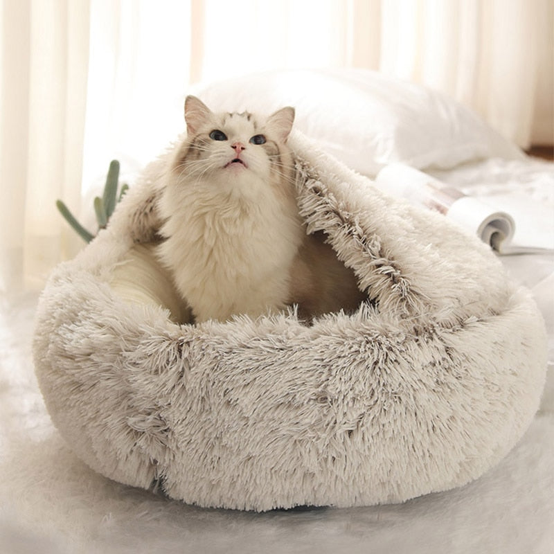 Winter Pet Cat Bed